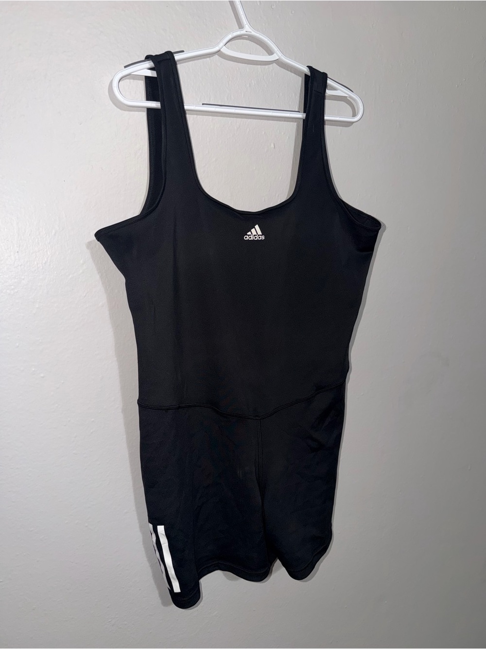adidas Kids Black Athletic One-Piece Racerback Suit